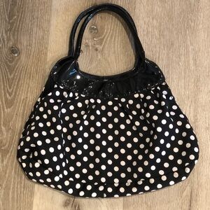Y2k polka dot purse